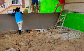 PENAMBAHAN BANGUNAN POSYANDU MELON RT 01